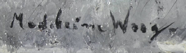 Signature — Madeleine Woog · En haut à gauche