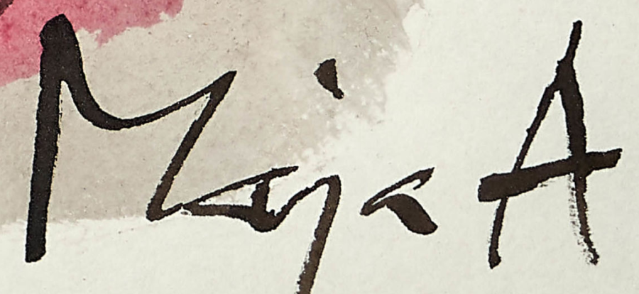 Signature — Maja Allenbach · En bas à droite