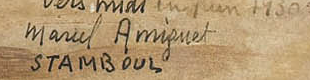 Signature 8 — Marcel Amiguet · En bas à droite
