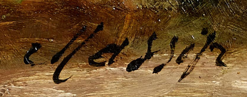 Signature — Marguerite Massip-Lacombe · En bas à droite