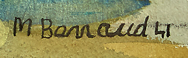 Signature 4 — Maurice Barraud · En bas à droite de l’œuvre