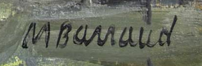 Signature 2 — Maurice Barraud · En bas à droite