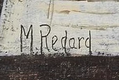 Signature 2 — Maurice Redard · En bas à gauche de la toile.