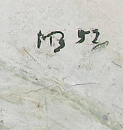 Monogram 5 — Max Böhlen · Lower right
