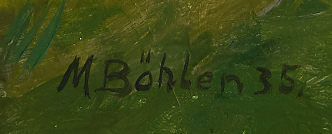 Signature 4 — Max Böhlen · Lower right