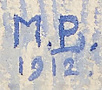 Monogramm 7 — Max Burgmeier · Unten rechts