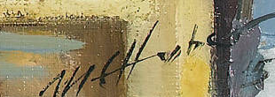 Firma — Max Emanuel Huber · In basso a destra