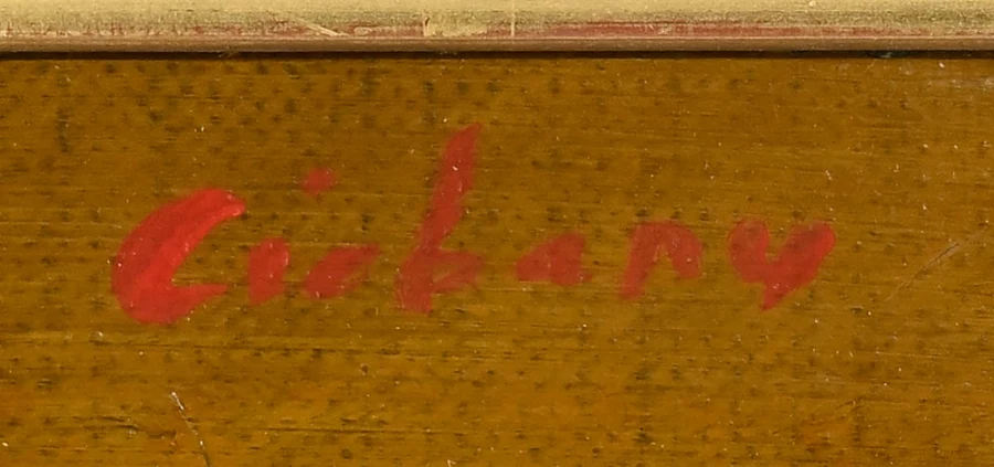 Signature 1 — Mircea Ciobanu · In the upper-right area of the canvas.