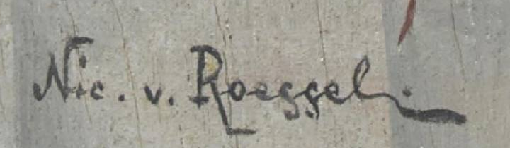 Signature — Nicolas von Roessel · Lower right