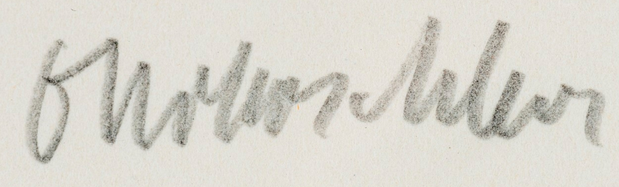 Signature 4 — Oskar Kokoschka · In the lower-right margin of the print.
