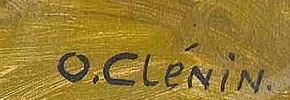 Firma 3 — Otto Clénin · In basso a destra