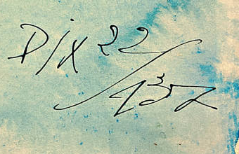 Firma 5 — Otto Dix · In basso a destra