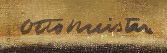 Signature 2 — Otto Meister · En bas à droite