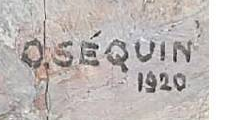 Signature — Otto Séquin · En bas à droite