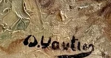 Signature 4 — Otto Vautier · En bas à droite de la toile.