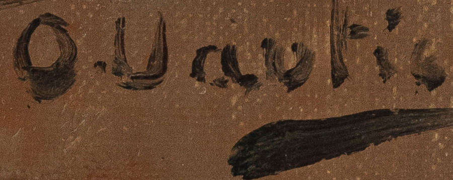 Signature 6 — Otto Vautier · En bas à droite de la toile