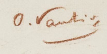 Signature 9 — Otto Vautier · En bas à droite de l’œuvre.