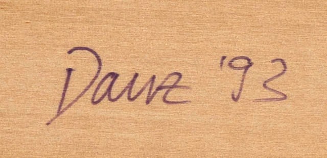 Signature 2 — Pascal Danz · Au verso, en bas à droite.