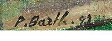 Firma 4 — Paul Basilius Barth · In basso a sinistra