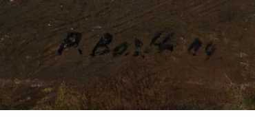 Firma 1 — Paul Basilius Barth · In basso a destra sulla superficie dipinta.