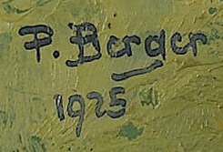 Firma — Paul Berger · In basso a sinistra