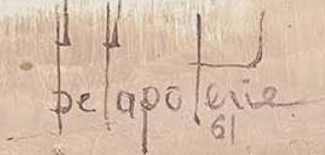 Signature — Paul Delapoterie · En bas à droite