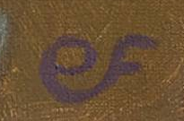 Monogramma 1 — Paul Freiburghaus · In basso a destra