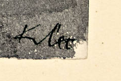 Signature 7 — Paul Klee · En bas à droite de l’image