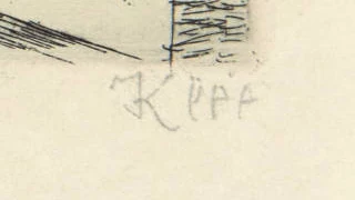 Signature 1 — Paul Klee · Sous la planche, à droite.