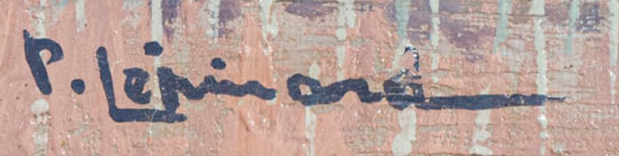 Signature 5 — Paul Lépinard · En bas à gauche de la toile.