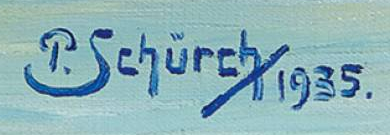 Firma 3 — Paul Schürch · In basso a destra