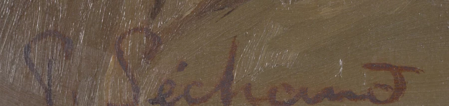 Signature 1 — Paul Séchaud · At the lower left of the painted surface.