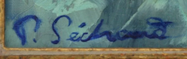 Signature 2 — Paul Séchaud · At the lower left of the painted field.
