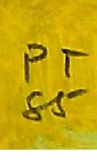 Monogramme 3 — Peter Thalmann · En bas à gauche