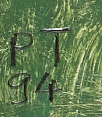 Monogramme 4 — Peter Thalmann · En bas à gauche