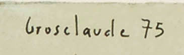 Signature — Philippe Grosclaude · Upper right