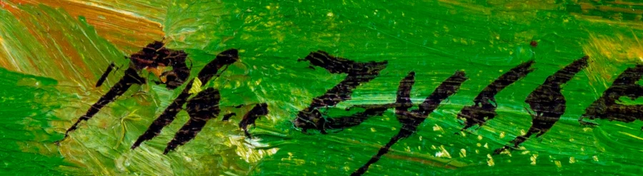 Signature 1 — Philippe Zysset · Dans le coin inférieur gauche de la peinture.