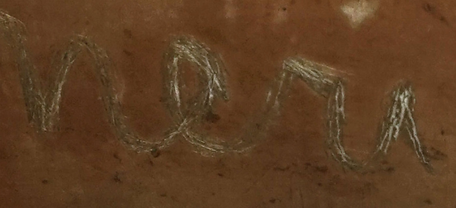 Signature — Pierre Néri · Près de la base de la sculpture