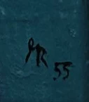 Monogramm — Raymond Meuwly · Unten rechts auf dem Gemälde.