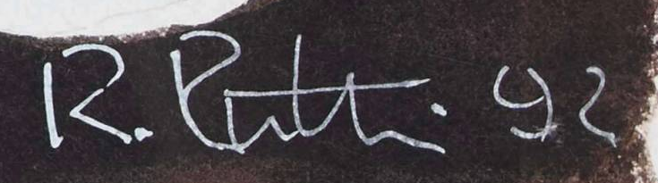 Firma — Reinhard Rühlin · In basso a destra