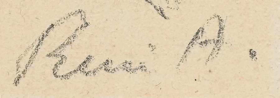 Signature 3 — René Auberjonois · En bas à droite