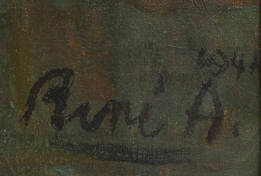 Signature 4 — René Auberjonois · En bas à droite