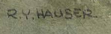 Signature 8 — Renée Yolanda Hauser · Lower right