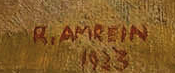 Signature — Robert Amrein · En bas à droite