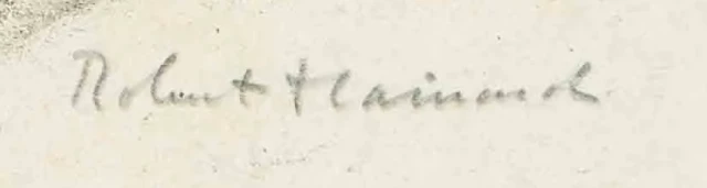 Signature 1 — Robert Hainard · bas droite