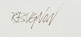 Firma 7 — Roland Bugnon · In basso a destra