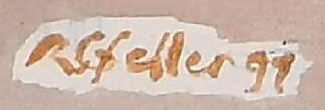 Firma — Rolf Gfeller · In basso a sinistra
