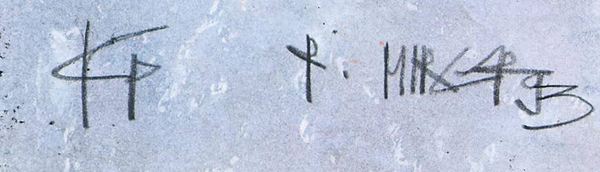 Signature 8 — Rudolf Mirer · En bas à droite