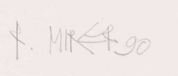 Signature 7 — Rudolf Mirer · En bas à droite, dans la marge blanche de l’estampe.