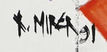 Signature 3 — Rudolf Mirer · En bas à droite de la toile